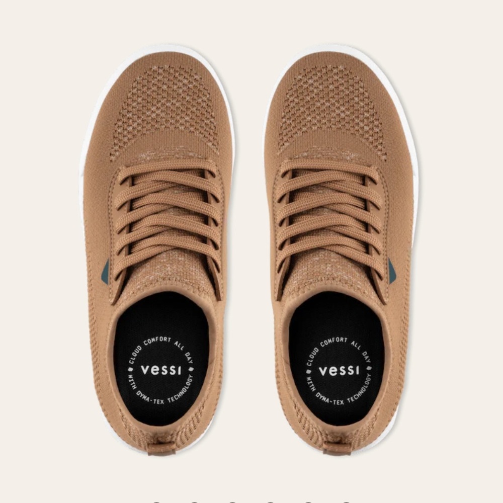 ‼️final no offers ‼️NEW Vessi Weekend sneakers oak brown sz 6 - Picture 5 of 13